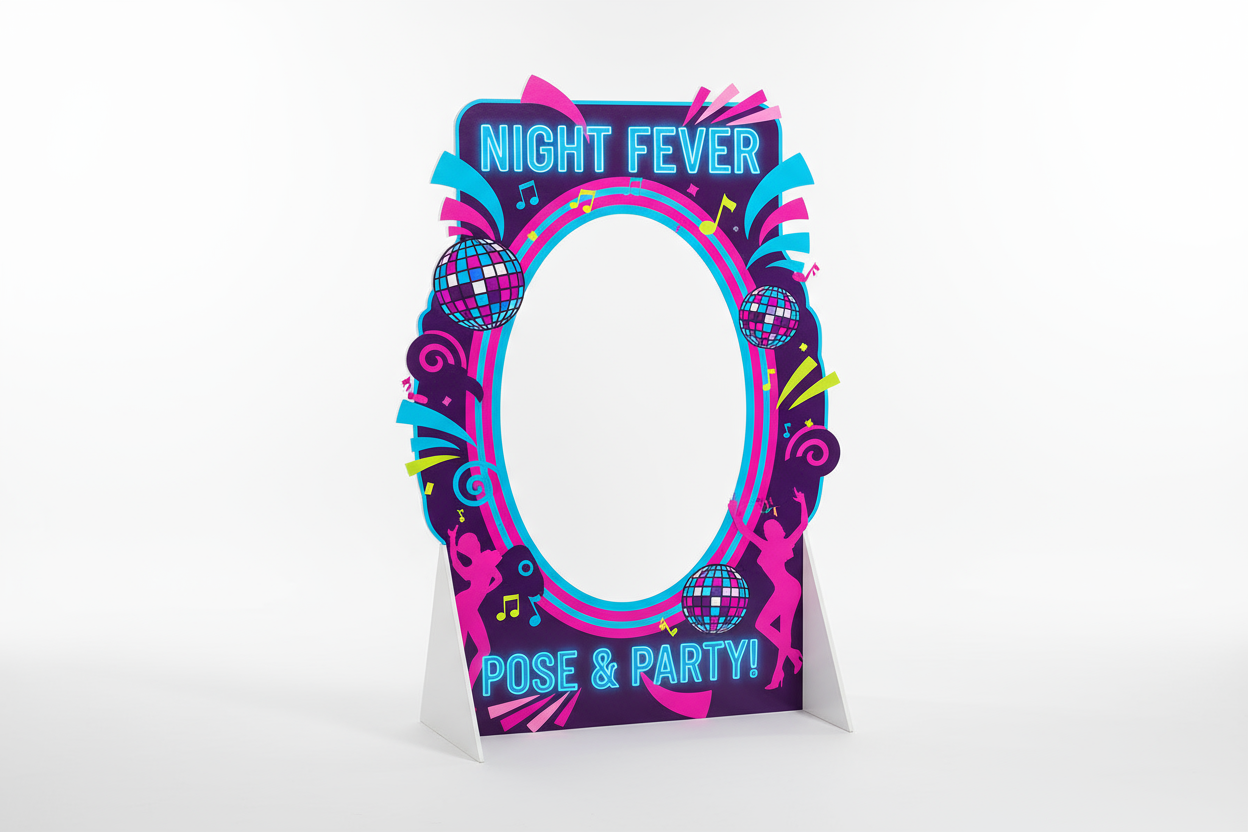 face cutout for a night club. Coroplast material